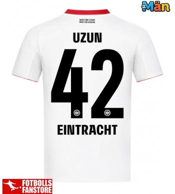 Eintracht Frankfurt Can Uzun #42 Bortatröja 2025-26 Kortärmad